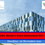 UNIL Master's International Grants