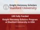 Knight Hennessy Scholars Program International Students 2021