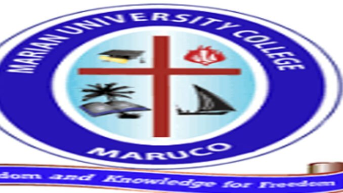 Marian University College MARUCo Selection 2021/2022 |Selected students/Applicants/candidates Marian University College MARUCO 2021/2022